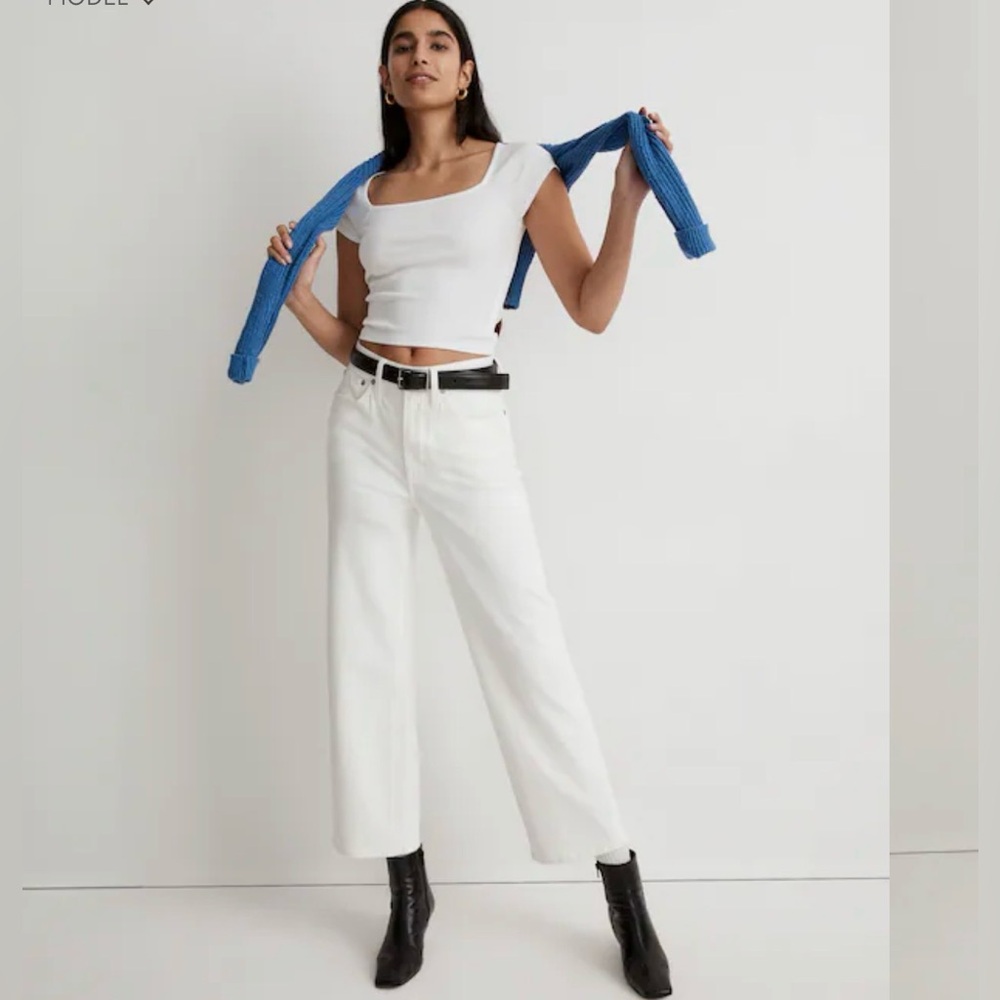 Madewell The Perfect Vintage Wide-Leg Crop Jean